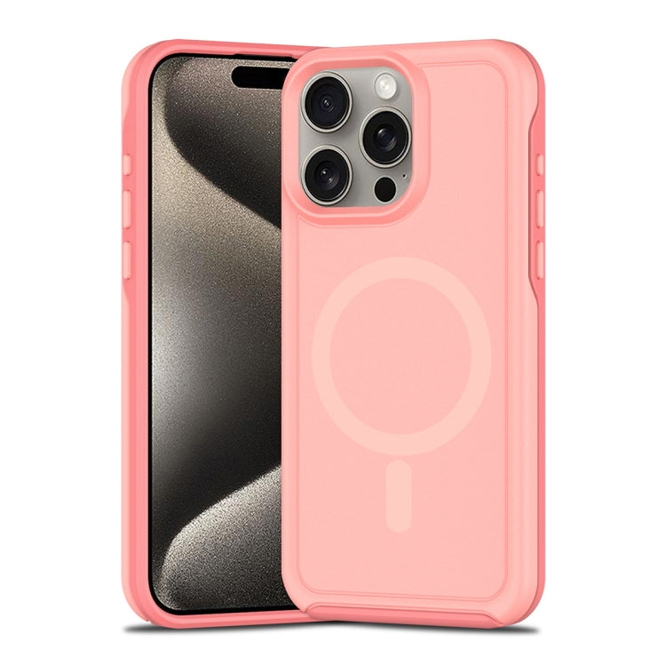 Shockproof MagSafe Armor PC Hybrid TPU Phone Case, For iPhone 15 Pro Max, For iPhone 15 Pro