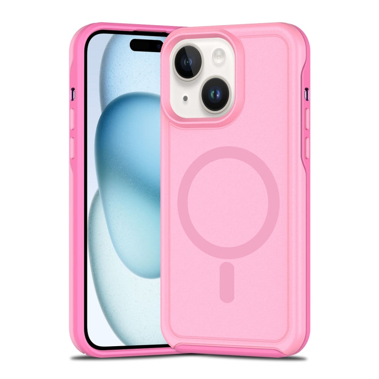 Shockproof MagSafe Armor PC Hybrid TPU Phone Case, For iPhone 15 Plus, For iPhone 15