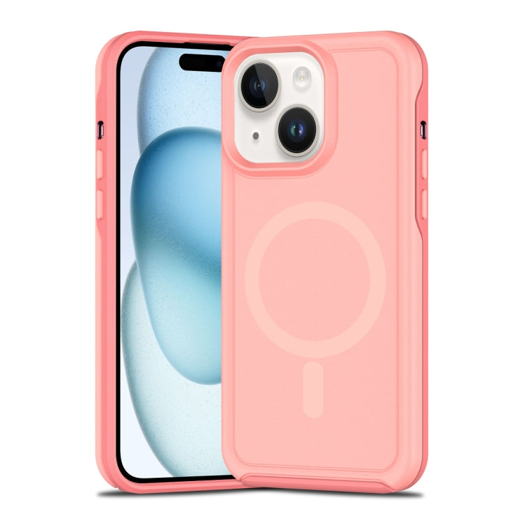 Shockproof MagSafe Armor PC Hybrid TPU Phone Case, For iPhone 15 Plus, For iPhone 15