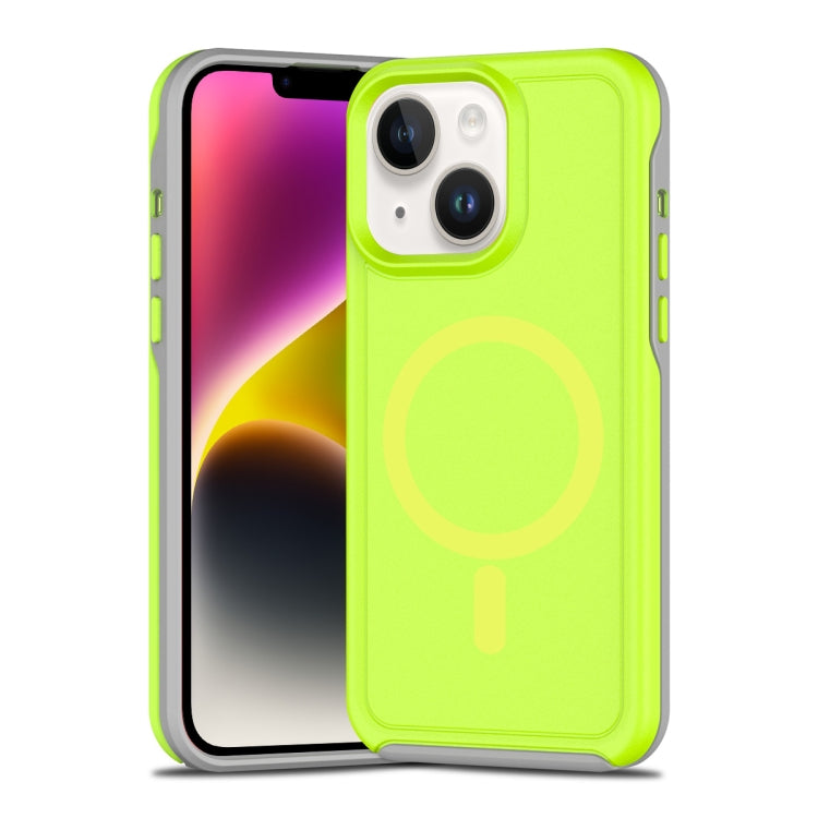 Shockproof MagSafe Armor PC Hybrid TPU Phone Case, For iPhone 14 Plus, For iPhone 14