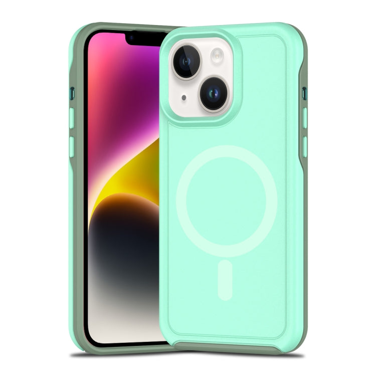 Shockproof MagSafe Armor PC Hybrid TPU Phone Case, For iPhone 14 Plus, For iPhone 14