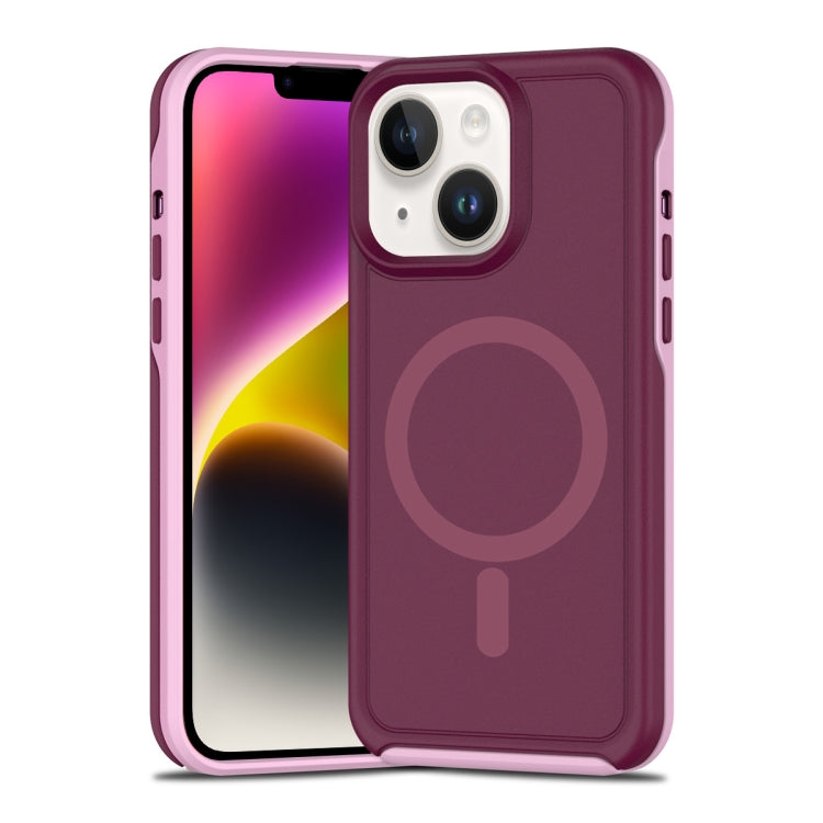 Shockproof MagSafe Armor PC Hybrid TPU Phone Case, For iPhone 14 Plus, For iPhone 14