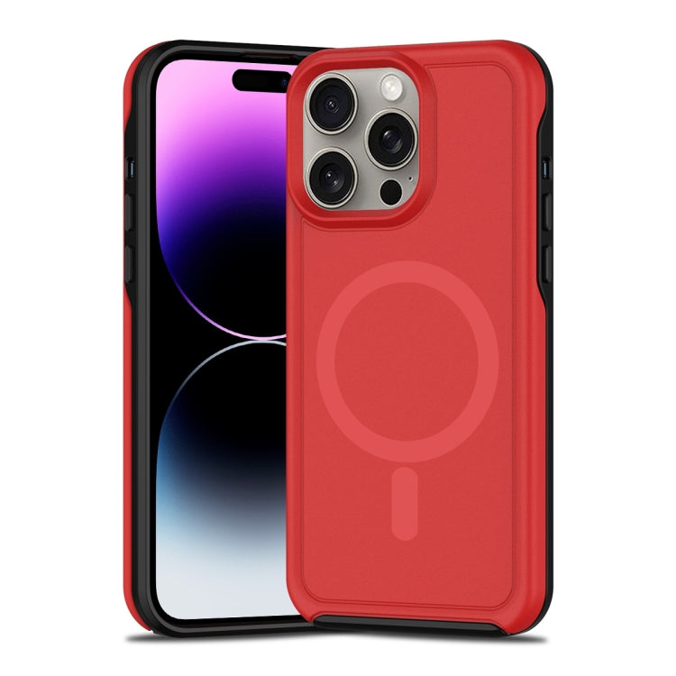 Shockproof MagSafe Armor PC Hybrid TPU Phone Case, For iPhone 14 Pro, For iPhone 14 Pro Max