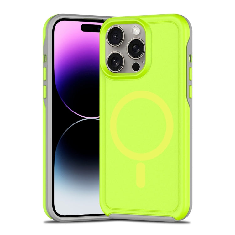 Shockproof MagSafe Armor PC Hybrid TPU Phone Case, For iPhone 14 Pro, For iPhone 14 Pro Max