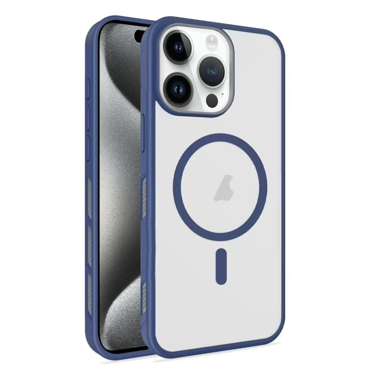 Frosted Translucent Side Ice Fog Cooling MagSafe Phone Case, For iPhone 15 Pro Max, For iPhone 15 Pro, For iPhone 15 Plus, For iPhone 15