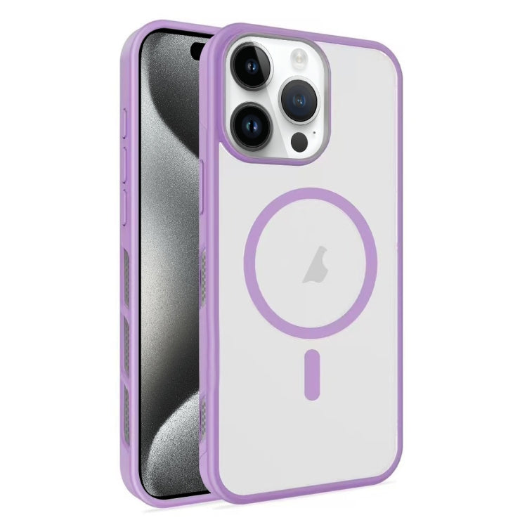 Frosted Translucent Side Ice Fog Cooling MagSafe Phone Case, For iPhone 15 Pro Max, For iPhone 15 Pro, For iPhone 15 Plus, For iPhone 15