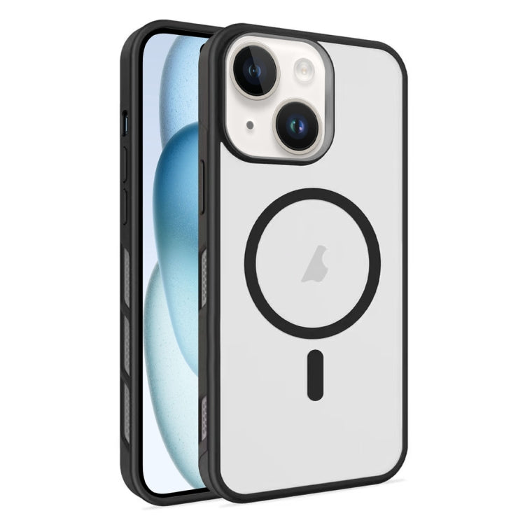 Frosted Translucent Side Ice Fog Cooling MagSafe Phone Case, For iPhone 15 Pro Max, For iPhone 15 Pro, For iPhone 15 Plus, For iPhone 15