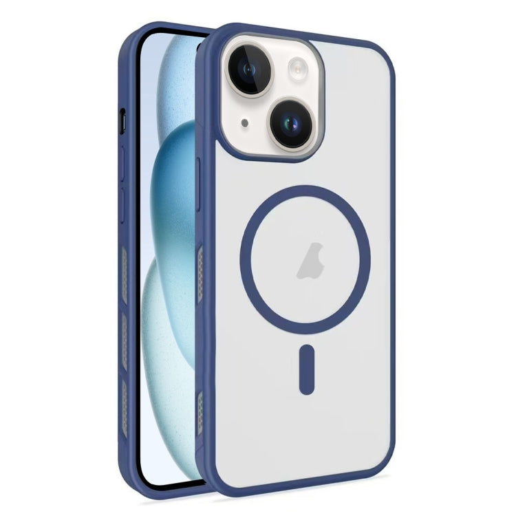 Frosted Translucent Side Ice Fog Cooling MagSafe Phone Case, For iPhone 15 Pro Max, For iPhone 15 Pro, For iPhone 15 Plus, For iPhone 15