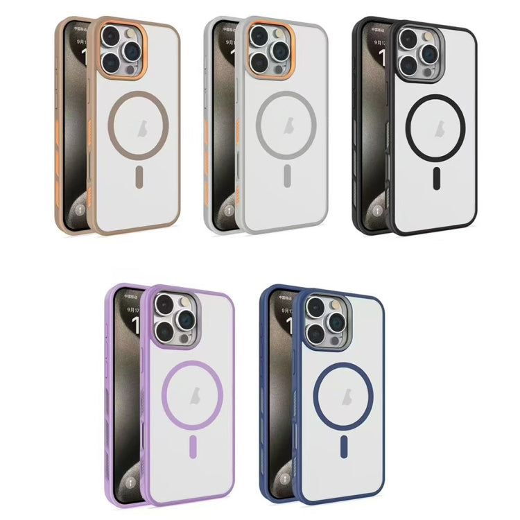 Frosted Translucent Side Ice Fog Cooling MagSafe Phone Case, For iPhone 15 Pro Max, For iPhone 15 Pro, For iPhone 15 Plus, For iPhone 15