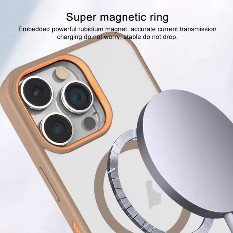 Frosted Translucent Side Ice Fog Cooling MagSafe Phone Case, For iPhone 15 Pro Max, For iPhone 15 Pro, For iPhone 15 Plus, For iPhone 15