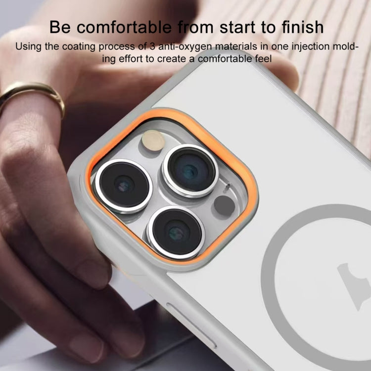 Frosted Translucent Side Ice Fog Cooling MagSafe Phone Case, For iPhone 15 Pro Max, For iPhone 15 Pro, For iPhone 15 Plus, For iPhone 15
