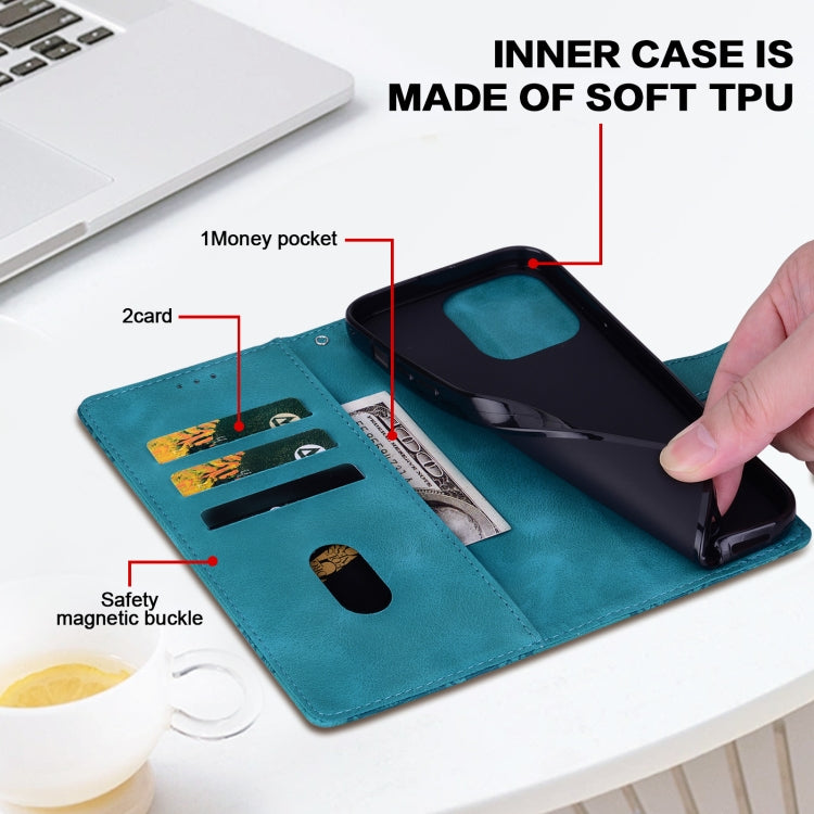 Lace Floral Embossed Magnetic Buckle PU Phone Case With Wrist Strap, For iPhone 15 Pro Max, For iPhone 15 Pro, For iPhone 14 Plus / 15 Plus, For iPhone 15