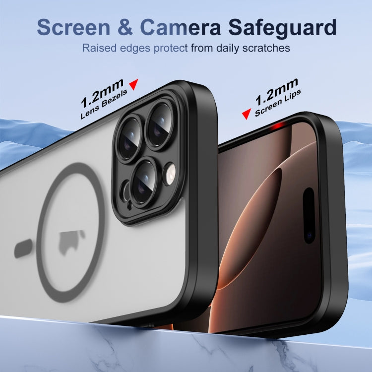 Translucent Frosted MagSafe Phone Case with AI Button, For iPhone 16 Pro Max, For iPhone 16 Pro, For iPhone 16, For iPhone 16 Plus