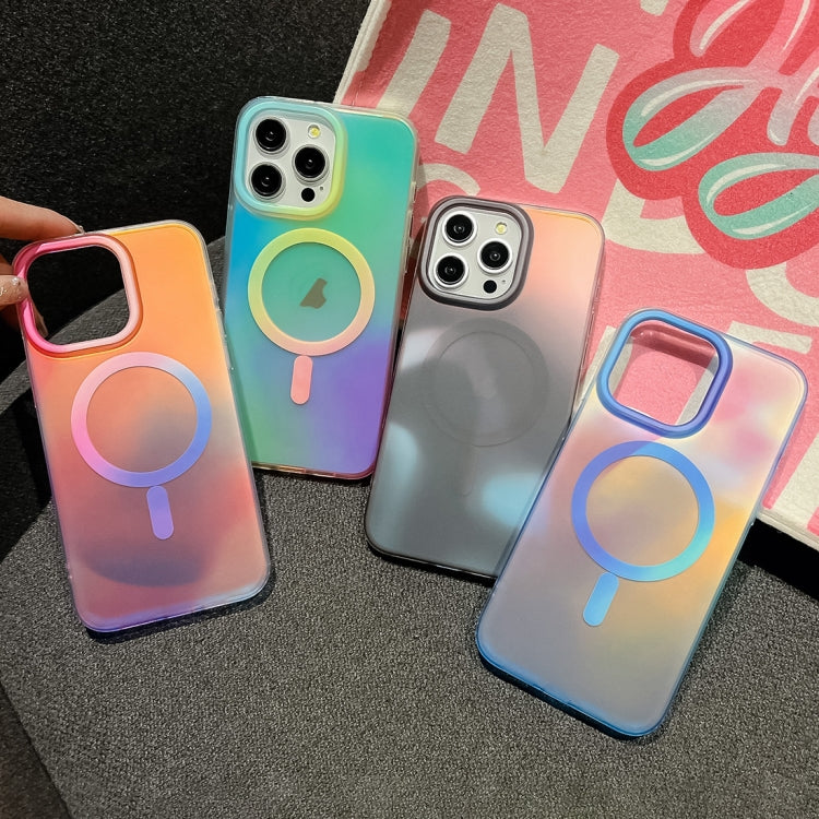 Ink Gen2 Gradient MagSafe PC Hybrid TPU Phone Case, For iPhone 15 Plus, For iPhone 15, For iPhone 14, For iPhone 14 Pro, For iPhone 14 Pro Max, For iPhone 13