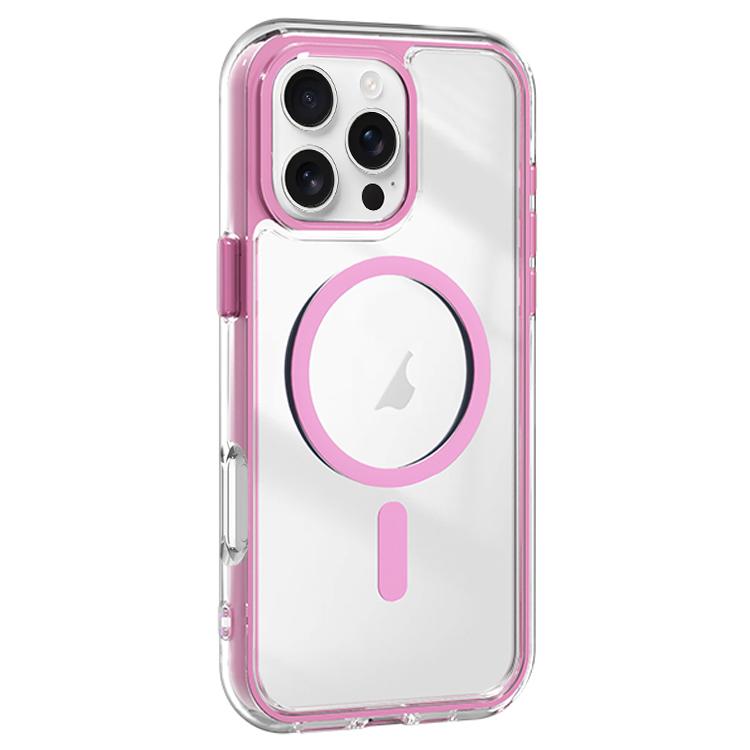 Acrylic Hybrid TPU Airbag Shockproof MagSafe Phone Case, For iPhone 16 Pro Max, For iPhone 16 Pro, For iPhone 16 Plus