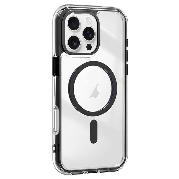 Acrylic Hybrid TPU Airbag Shockproof MagSafe Phone Case, For iPhone 16 Pro Max, For iPhone 16 Pro, For iPhone 16 Plus