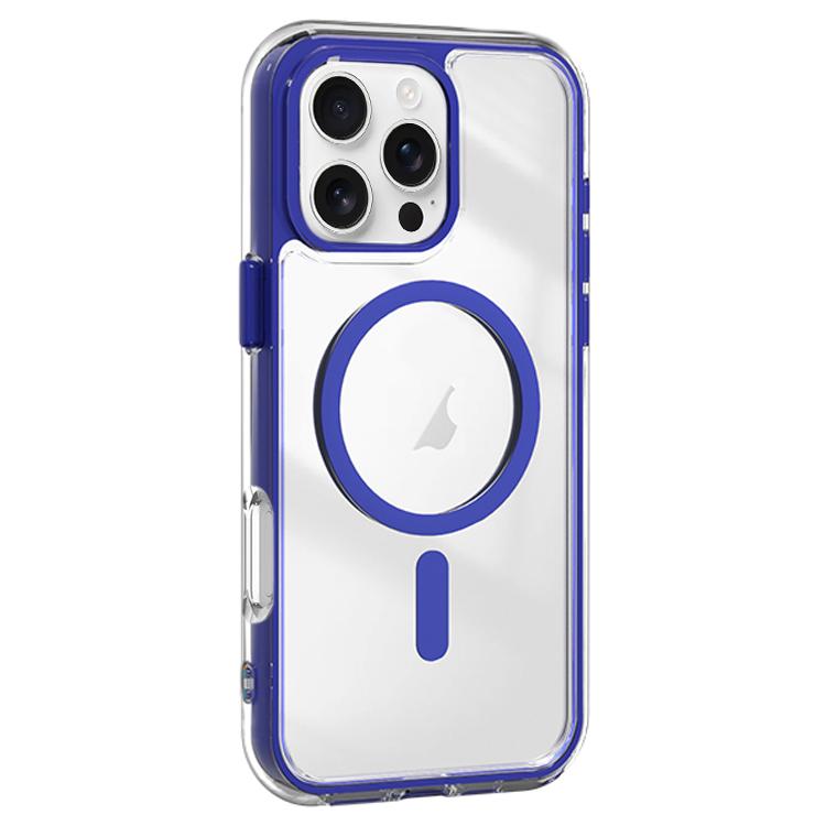 Acrylic Hybrid TPU Airbag Shockproof MagSafe Phone Case, For iPhone 16 Pro Max, For iPhone 16 Pro, For iPhone 16 Plus