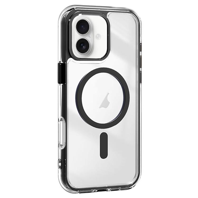 Acrylic Hybrid TPU Airbag Shockproof MagSafe Phone Case, For iPhone 16 Pro Max, For iPhone 16 Pro, For iPhone 16 Plus