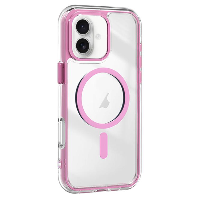 Acrylic Hybrid TPU Airbag Shockproof MagSafe Phone Case, For iPhone 16 Pro Max, For iPhone 16 Pro, For iPhone 16 Plus