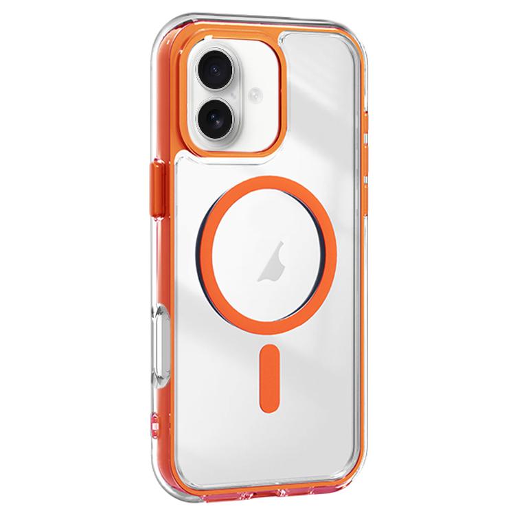 Acrylic Hybrid TPU Airbag Shockproof MagSafe Phone Case, For iPhone 16 Pro Max, For iPhone 16 Pro, For iPhone 16 Plus