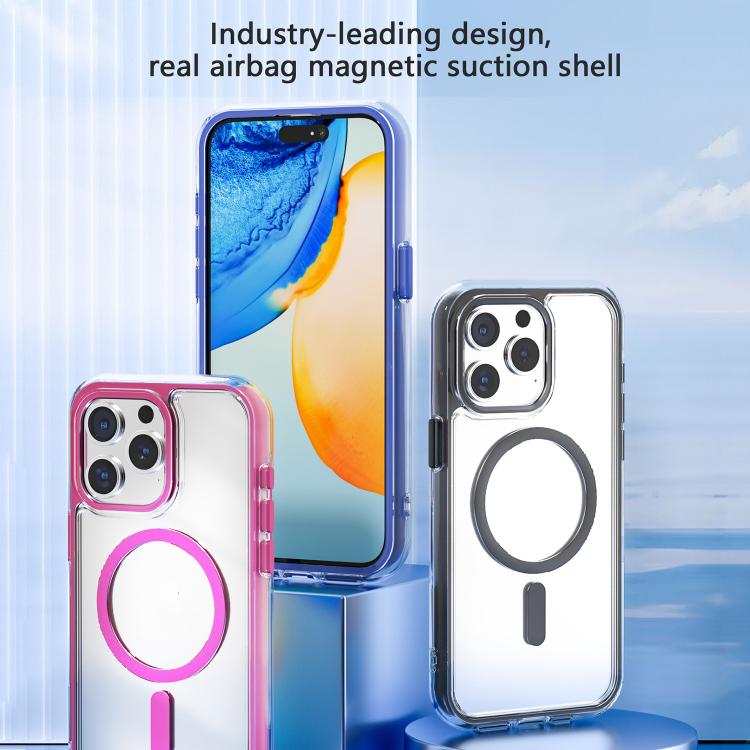 Acrylic Hybrid TPU Airbag Shockproof MagSafe Phone Case, For iPhone 16 Pro Max, For iPhone 16 Pro, For iPhone 16 Plus