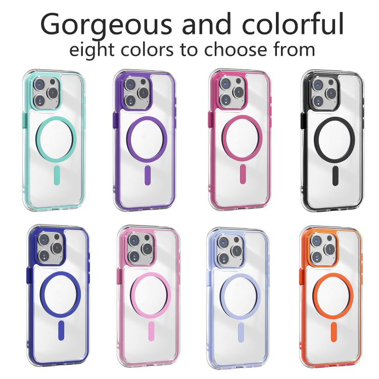 Acrylic Hybrid TPU Airbag Shockproof MagSafe Phone Case, For iPhone 15 Plus, For iPhone 15, For iPhone 14 Plus