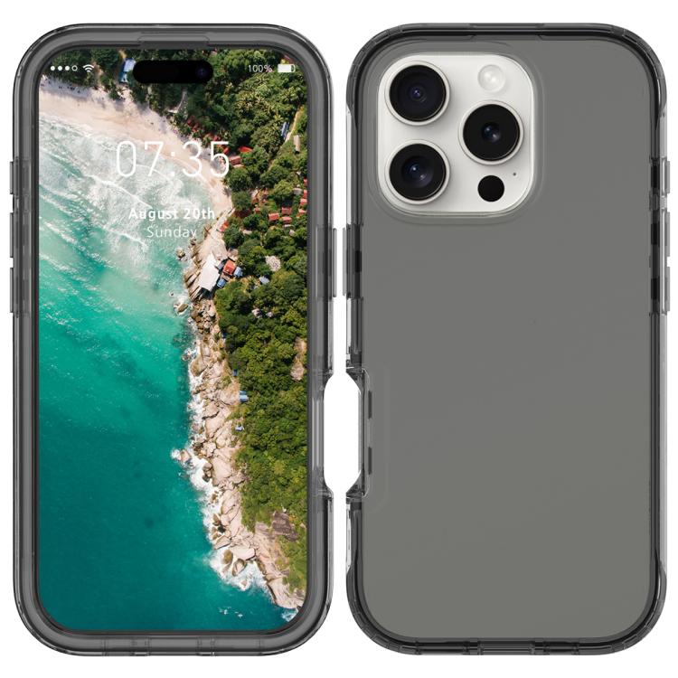 Shockproof Clear Gradient PC + TPU Phone Case