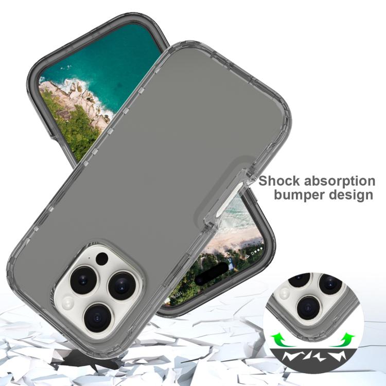 Shockproof Clear Gradient PC + TPU Phone Case