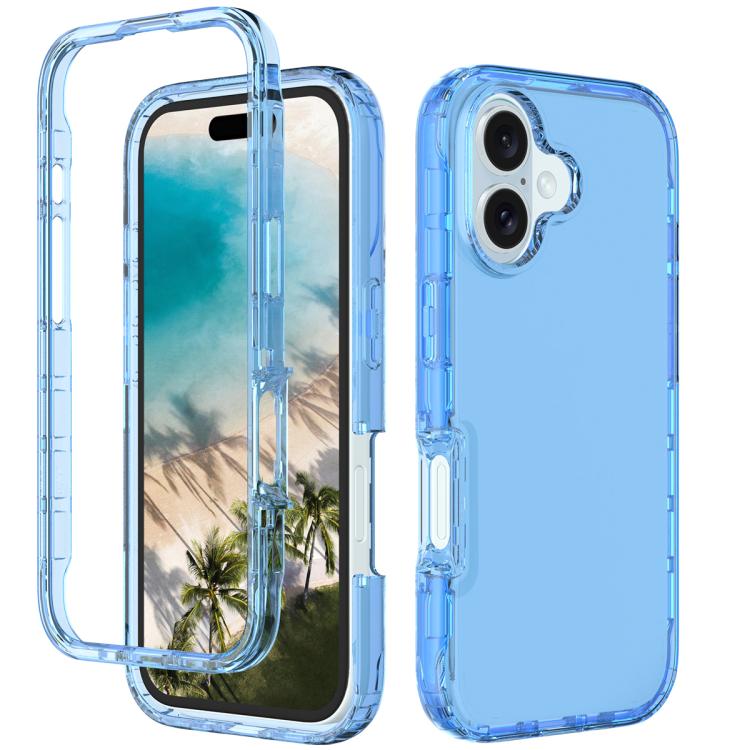 Shockproof Clear Gradient PC + TPU Phone Case