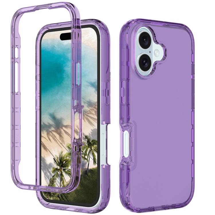 Shockproof Clear Gradient PC + TPU Phone Case