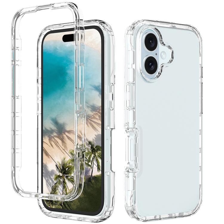Shockproof Clear Gradient PC + TPU Phone Case