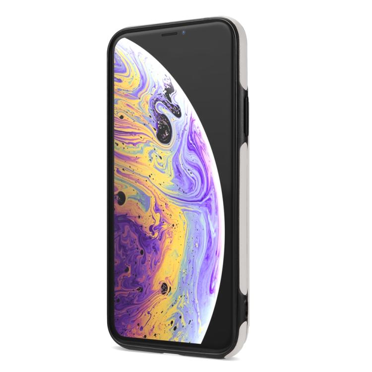 Rhombic Dual Buckle Card Slots Phone Case with Lanyard, For iPhone X / XS, For iPhone XR, For iPhone XS Max, For iPhone 8 Plus / 7 Plus