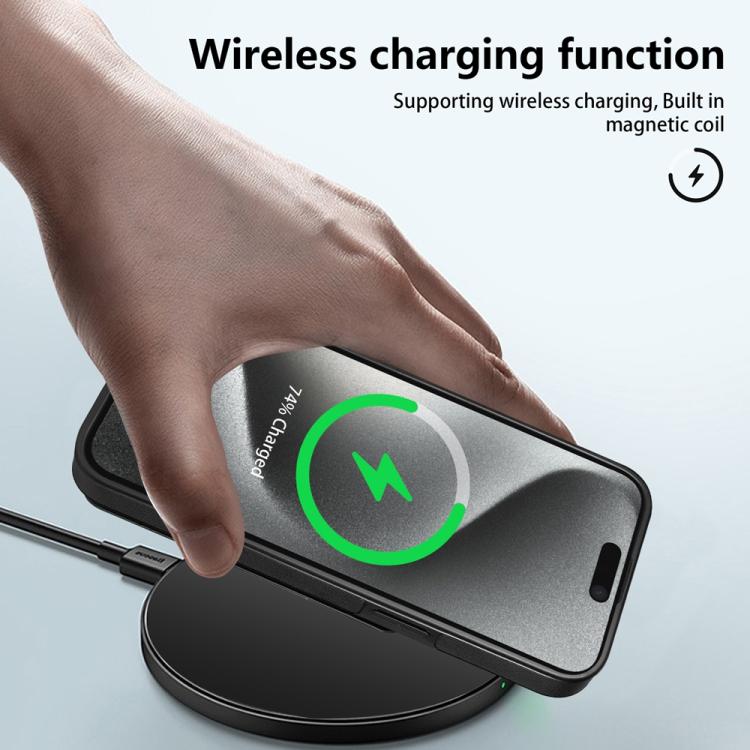 Skin Feel Detachable Card Bag Magsafe Phone Case, For iPhone 16 Pro Max, For iPhone 16 Pro, For iPhone 16 Plus, For iPhone 16