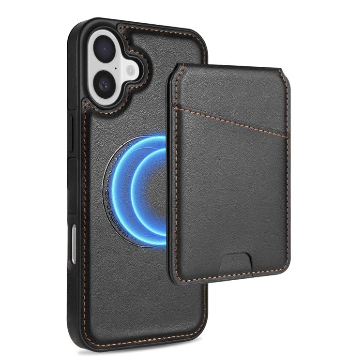 Skin Feel Detachable Card Bag Magsafe Phone Case, For iPhone 16 Pro Max, For iPhone 16 Pro, For iPhone 16 Plus, For iPhone 16