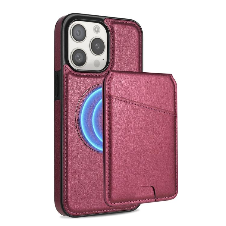 Skin Feel Detachable Card Bag Magsafe Phone Case, For iPhone 14 Plus, For iPhone 13 / 14, For iPhone 14 Pro, For iPhone 14 Pro Max