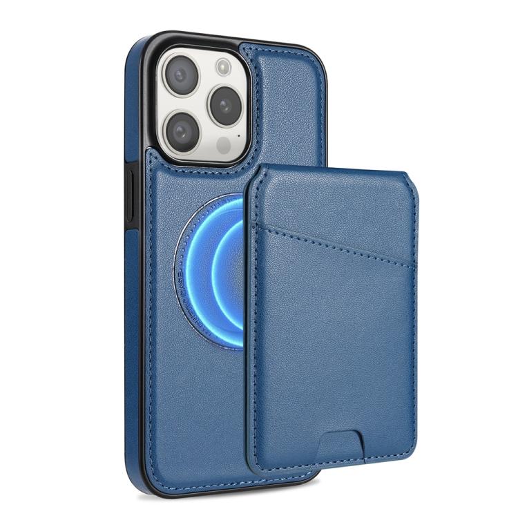 Skin Feel Detachable Card Bag Magsafe Phone Case, For iPhone 14 Plus, For iPhone 13 / 14, For iPhone 14 Pro, For iPhone 14 Pro Max
