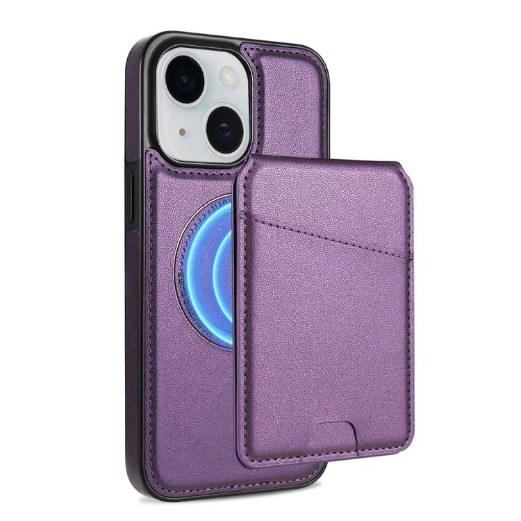 Skin Feel Detachable Card Bag Magsafe Phone Case, For iPhone 14 Plus, For iPhone 13 / 14, For iPhone 14 Pro, For iPhone 14 Pro Max