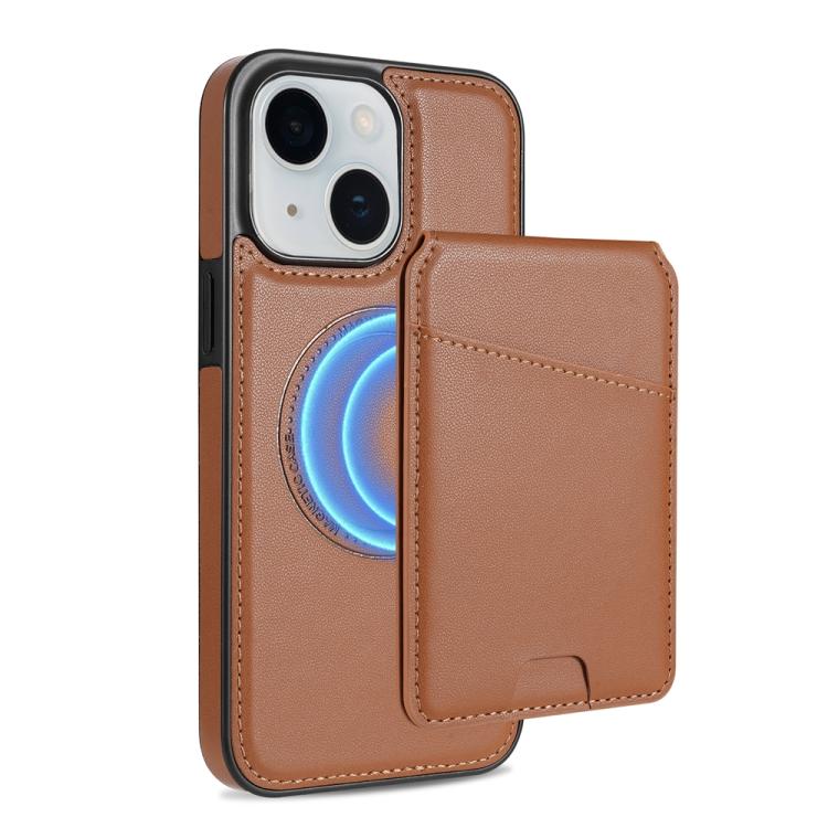 Skin Feel Detachable Card Bag Magsafe Phone Case, For iPhone 14 Plus, For iPhone 13 / 14, For iPhone 14 Pro, For iPhone 14 Pro Max