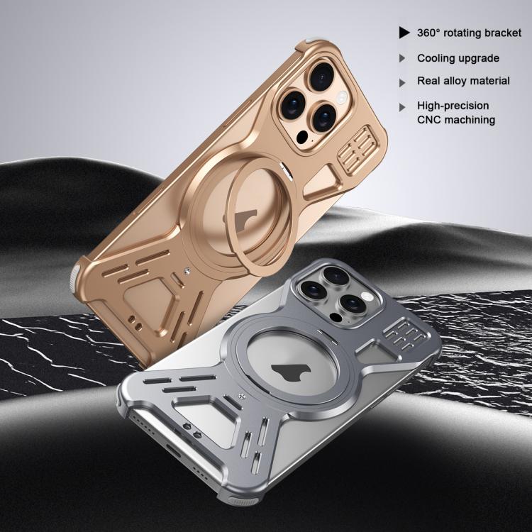 Armor 360 Holder Frameless Alloy MagSafe Phone Case