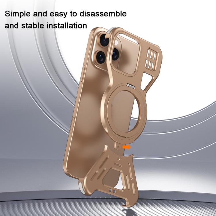 Armor 360 Holder Frameless Alloy MagSafe Phone Case