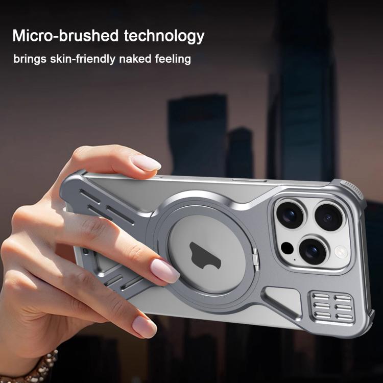 Armor 360 Holder Frameless Alloy MagSafe Phone Case