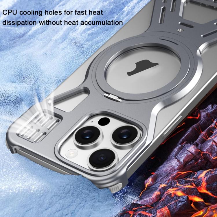 Armor 360 Holder Frameless Alloy MagSafe Phone Case