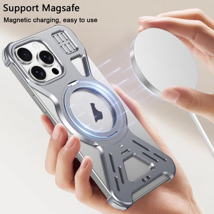 Armor 360 Holder Frameless Alloy MagSafe Phone Case