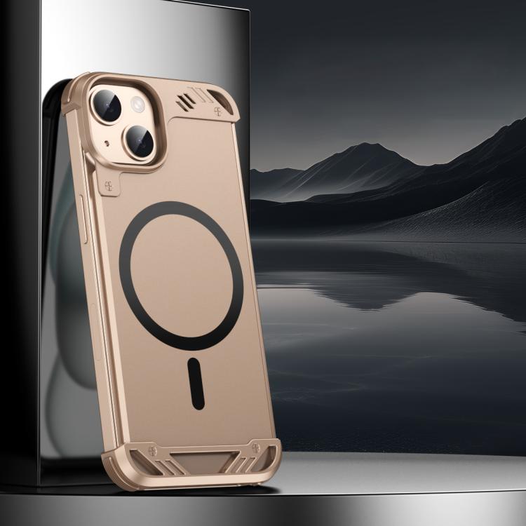 R-JUST RJ63 Frameless Aroma Mecha MagSafe Phone Case, For iPhone 15, For iPhone 14, For iPhone 14 Pro, For iPhone 14 Pro Max, For iPhone 13 Pro Max, For iPhone 13 Pro
