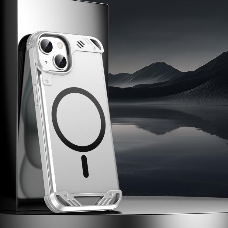 R-JUST RJ63 Frameless Aroma Mecha MagSafe Phone Case, For iPhone 13