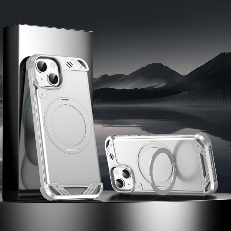 R-JUST RJ63-1 Frameless Aroma Mecha MagSafe Holder Phone Case