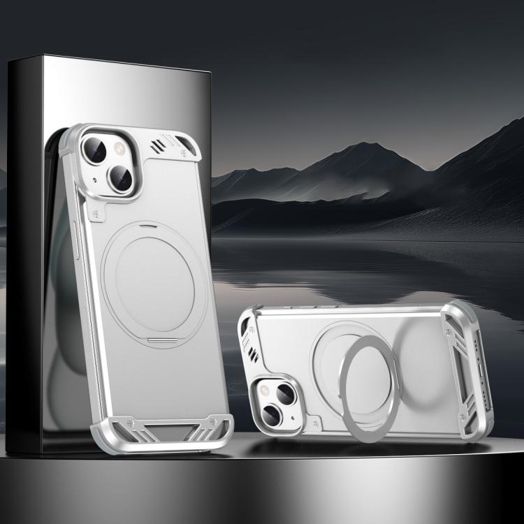 R-JUST RJ63-1 Frameless Aroma Mecha MagSafe Holder Phone Case