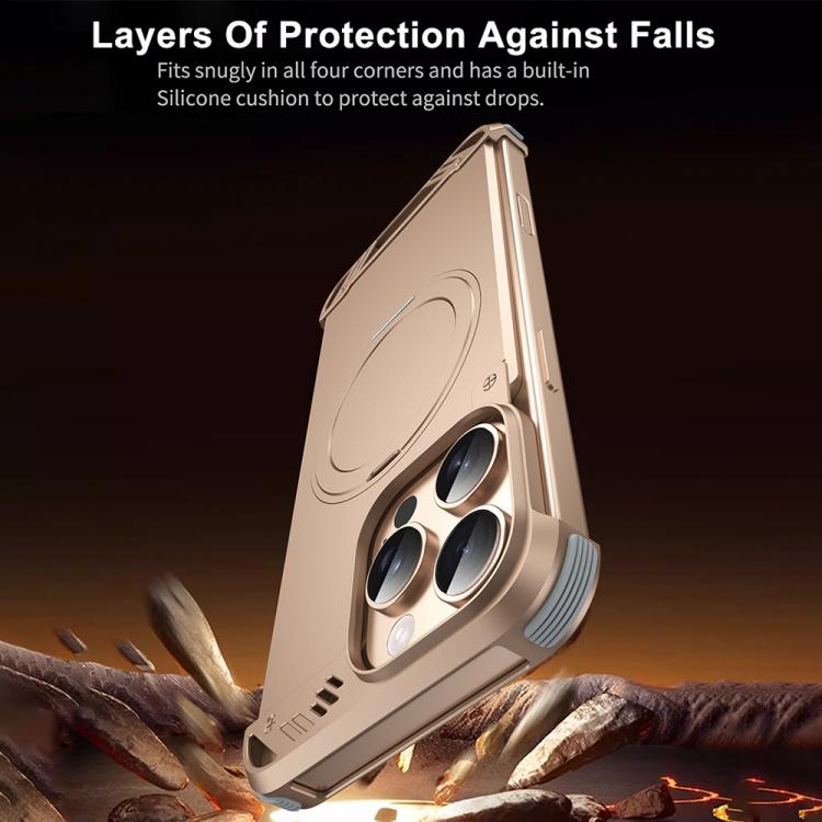 R-JUST RJ63-1 Frameless Aroma Mecha MagSafe Holder Phone Case