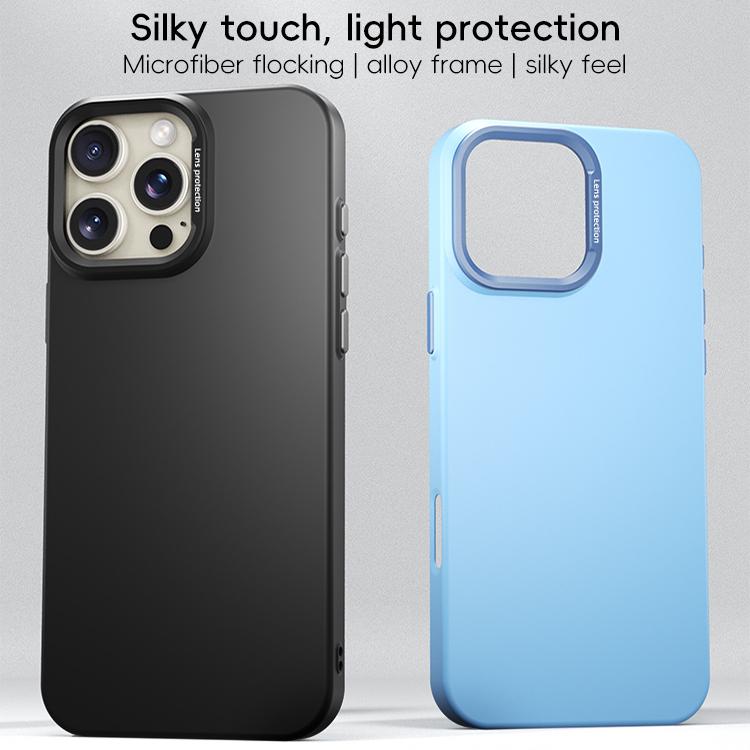 PC Flocking MagSafe Magnetic Phone Case, For iPhone 16 Pro Max, For iPhone 16 Pro, For iPhone 16