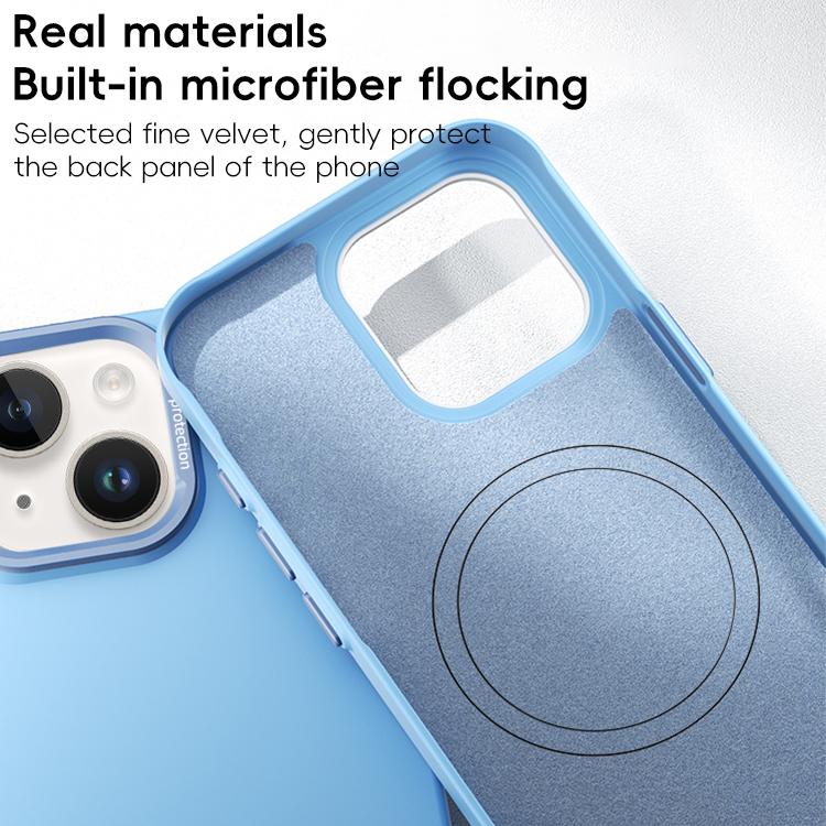 PC Flocking MagSafe Magnetic Phone Case, For iPhone 14, For iPhone 14 Pro, For iPhone 14 Pro Max